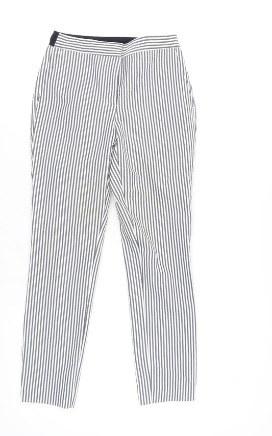 Zara Women's Striped Trousers XS Multicoloured