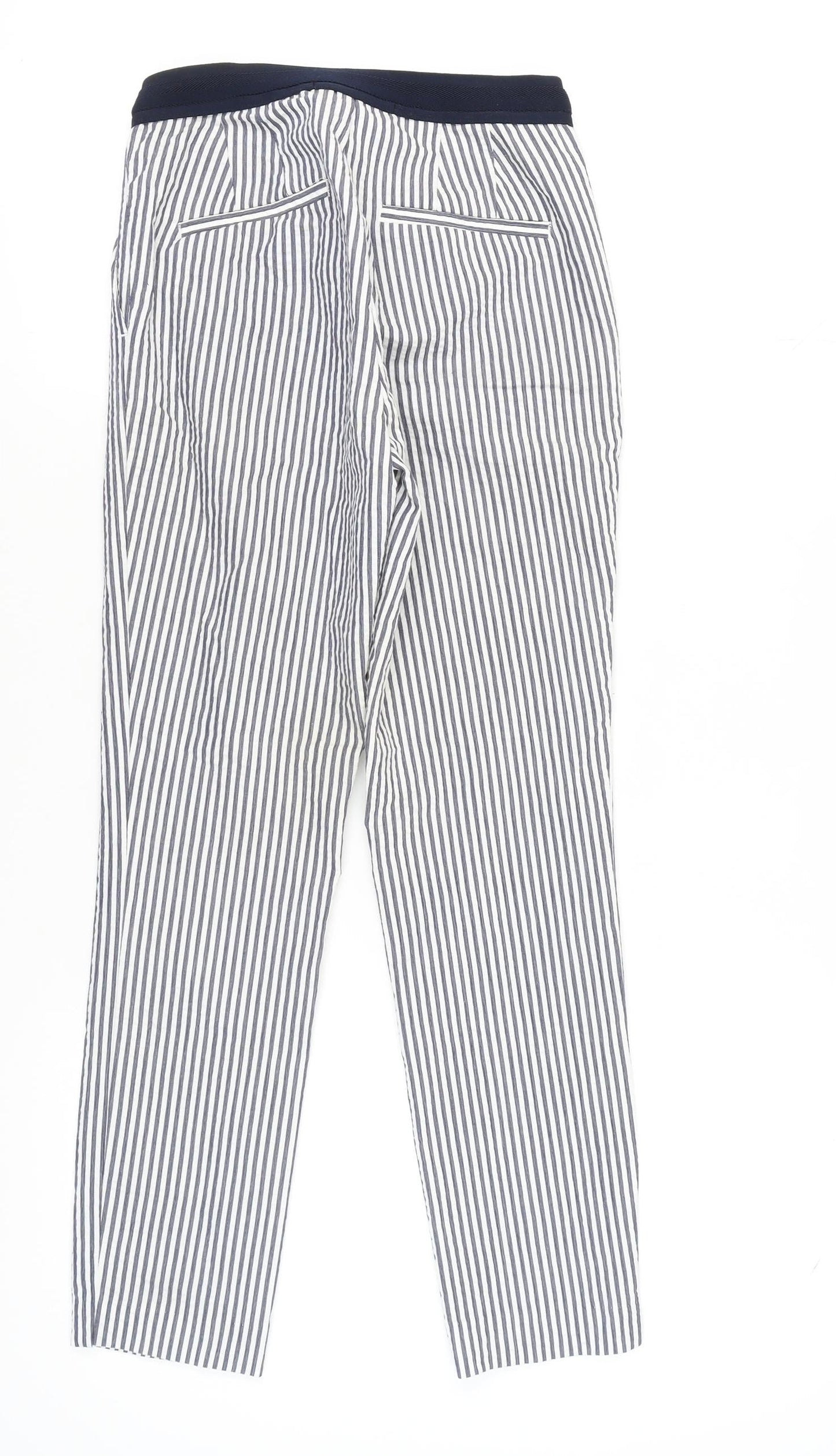 Zara Women's Striped Trousers XS Multicoloured