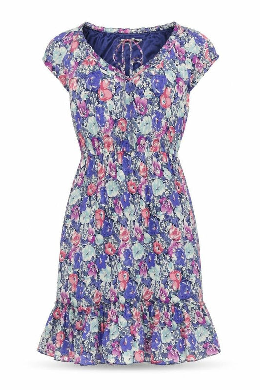 New Look Women's Multicoloured Floral Dress 12