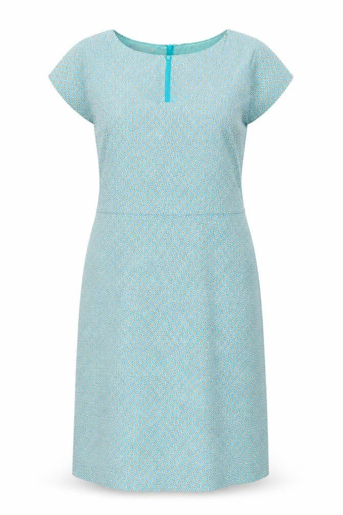 Lola & Liza Women's Blue Floral Shift Dress Size 12