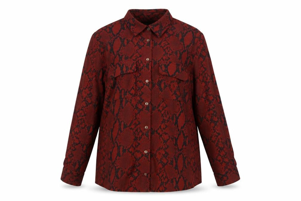 New Look Women's Multicoloured Button-Up Shirt UK 8