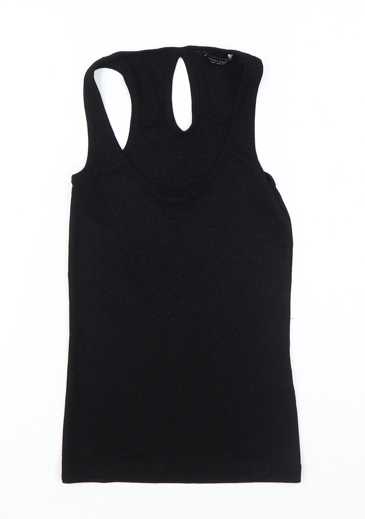 Dorothy Perkins Women's Black Tank Top - Size 8