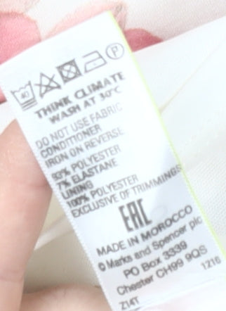 Marks and Spencer Women's Multicoloured Floral Dress