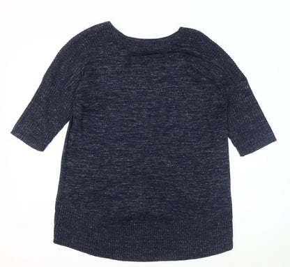 Marks & Spencer Women Blue Knit Jumper Size 14