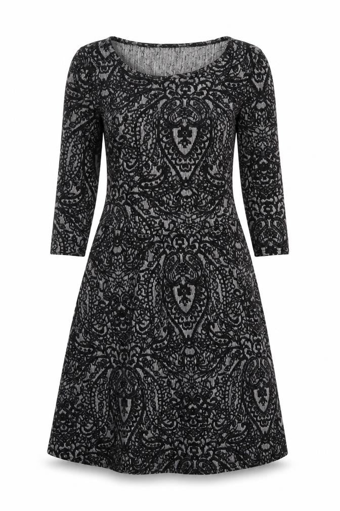 New Look Women's Black Paisley Dress Size 8