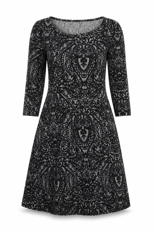 New Look Women's Black Paisley Dress Size 8