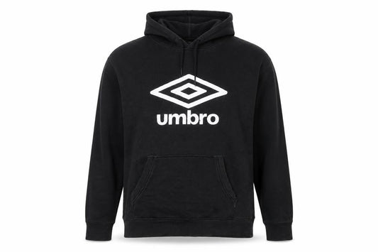 Umbro Men's 2XL Black Pullover Hoodie with Logo