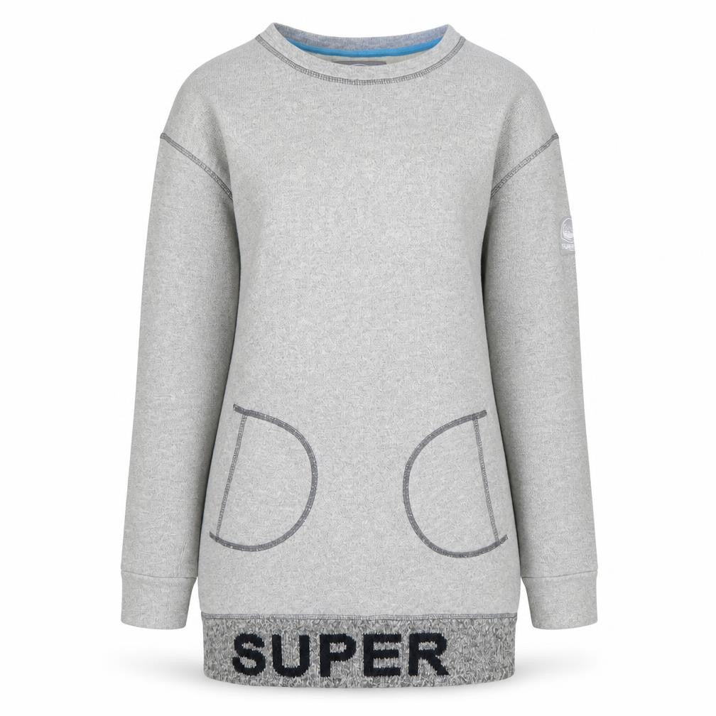 Superdry Men's Grey Logo Pullover Sweatshirt S