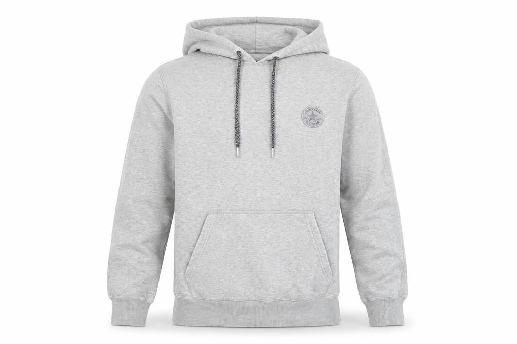 Converse Men's Grey Pullover Hoodie S