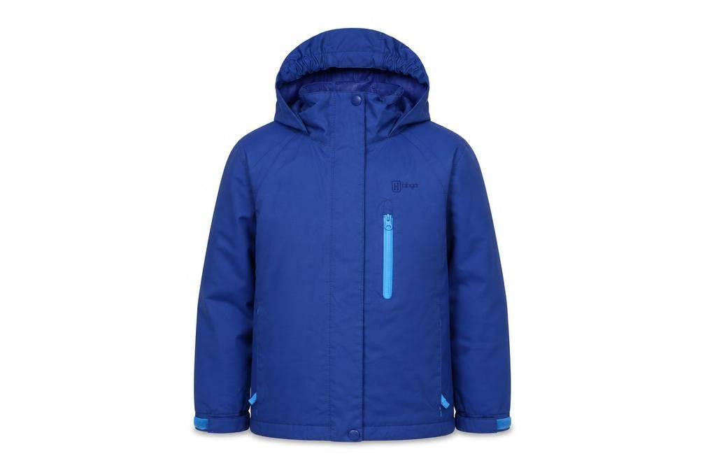Higear Boys Blue Basic Jacket, Hooded, Size 7-8