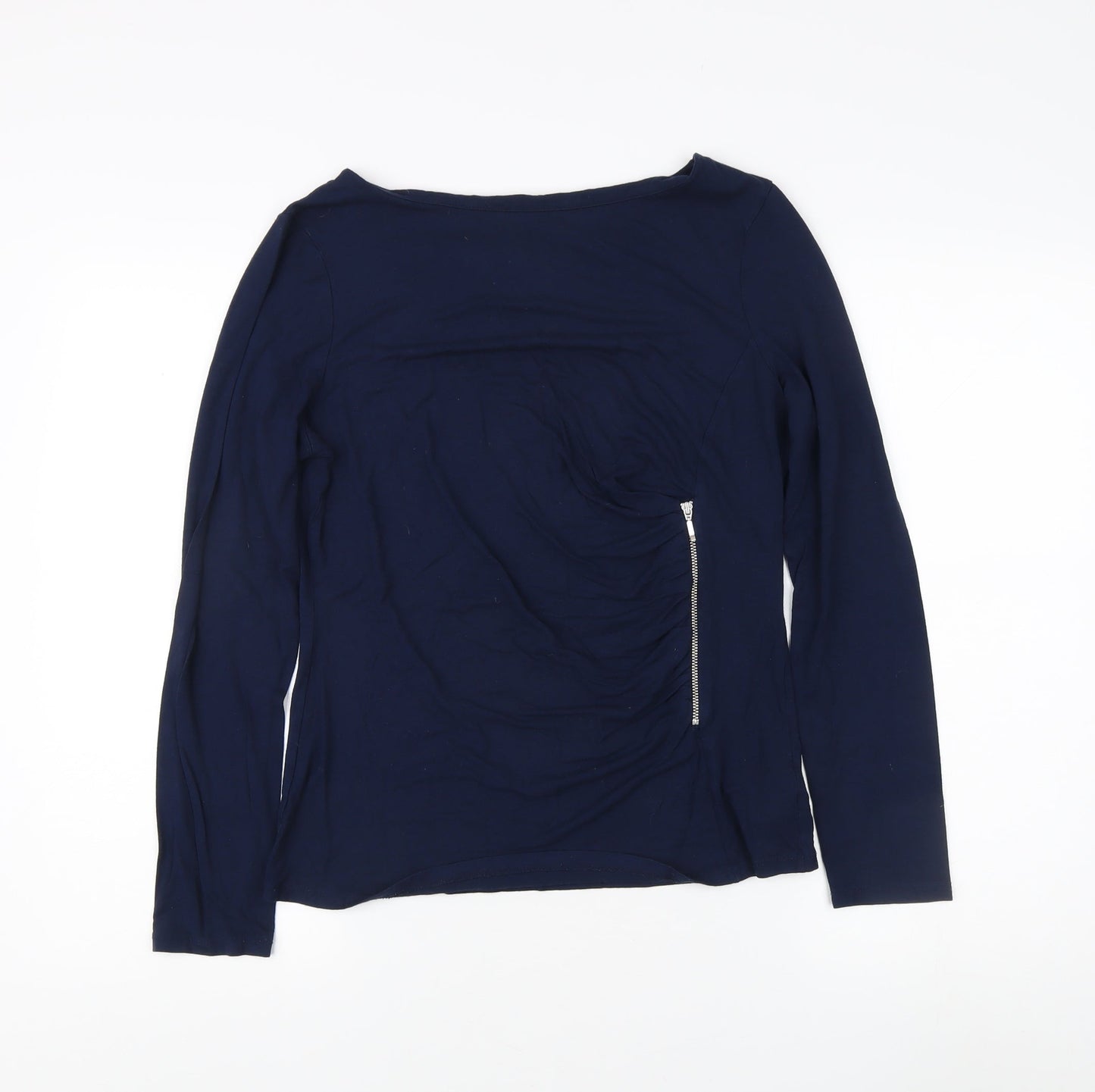 Phase Eight Women's Blue Boat Neck Top Size 12