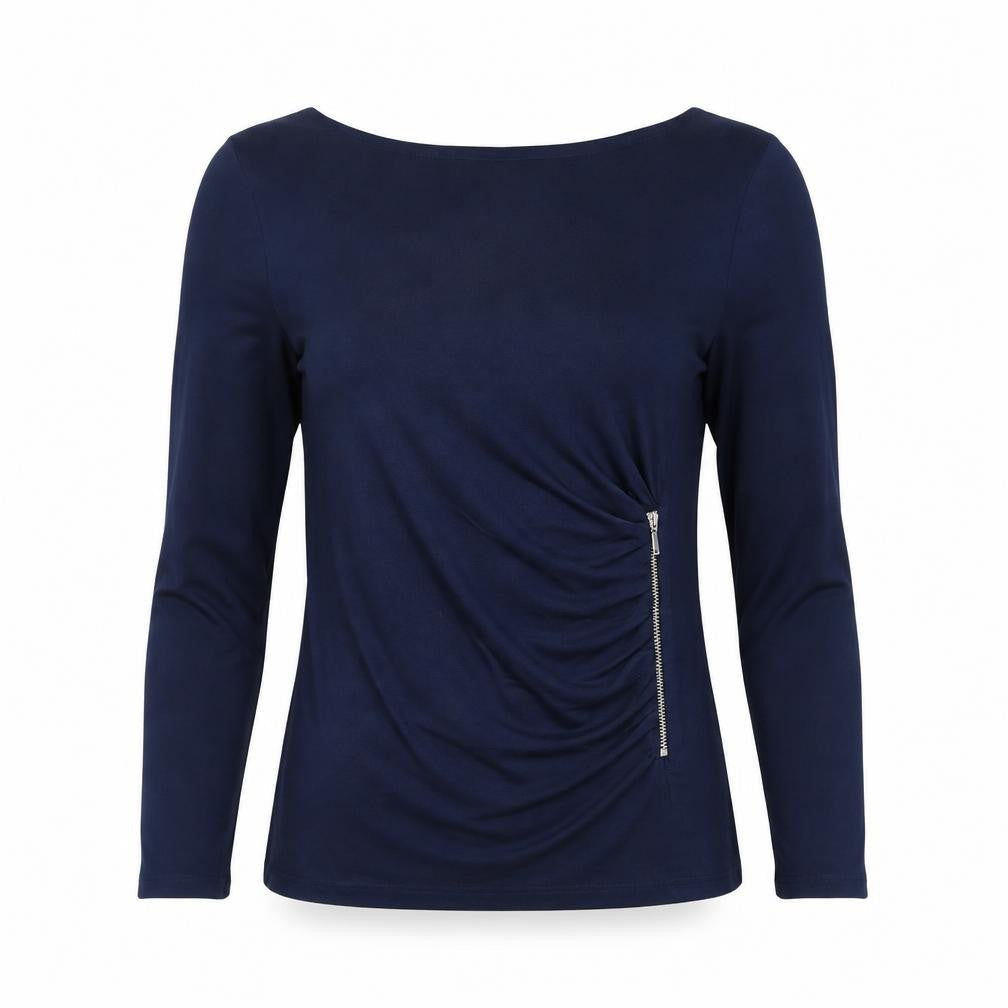 Phase Eight Women's Blue Boat Neck Top Size 12