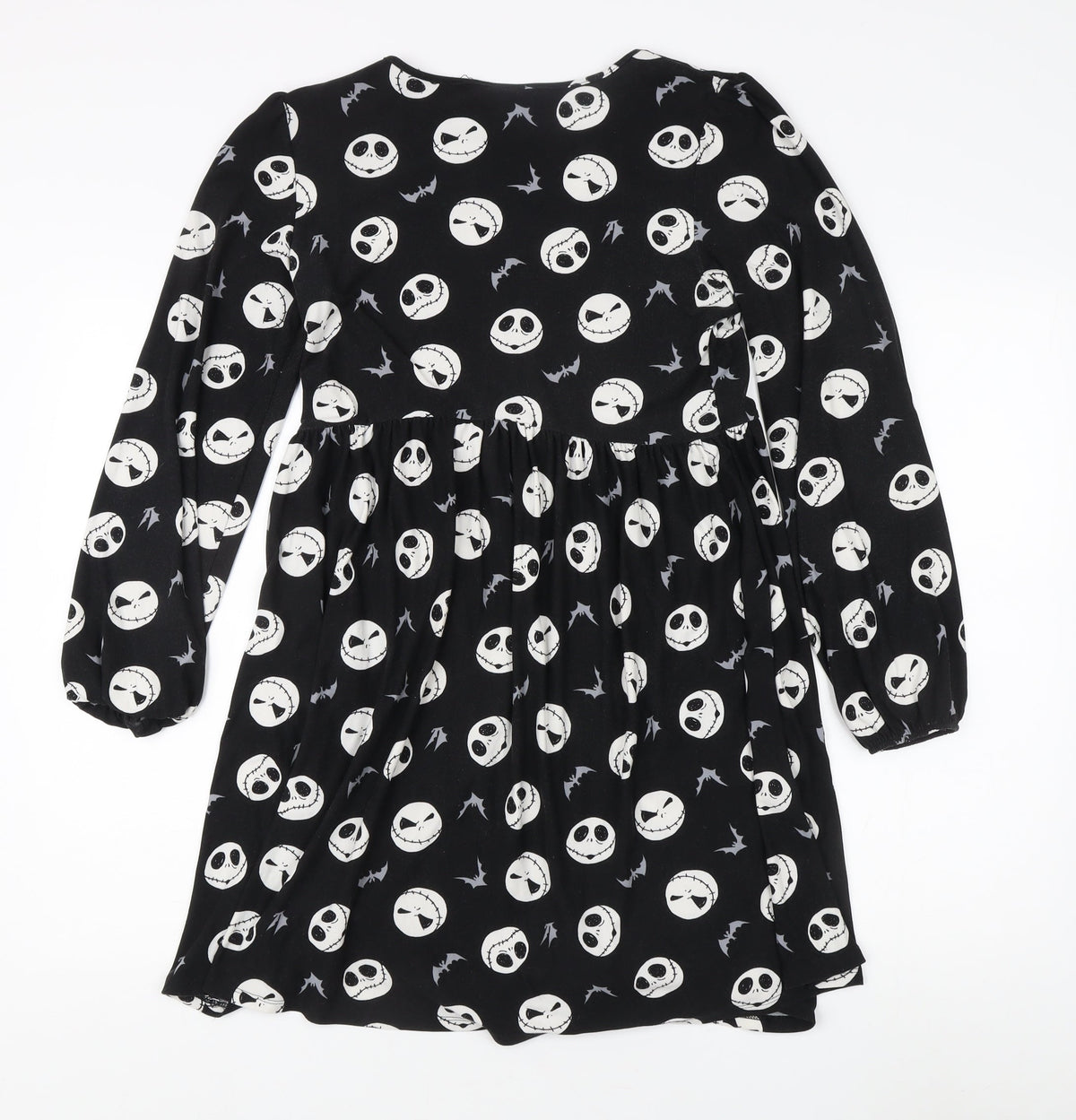 Disney Girls Black Long Sleeve Dress, The Nightmare Before Christmas
