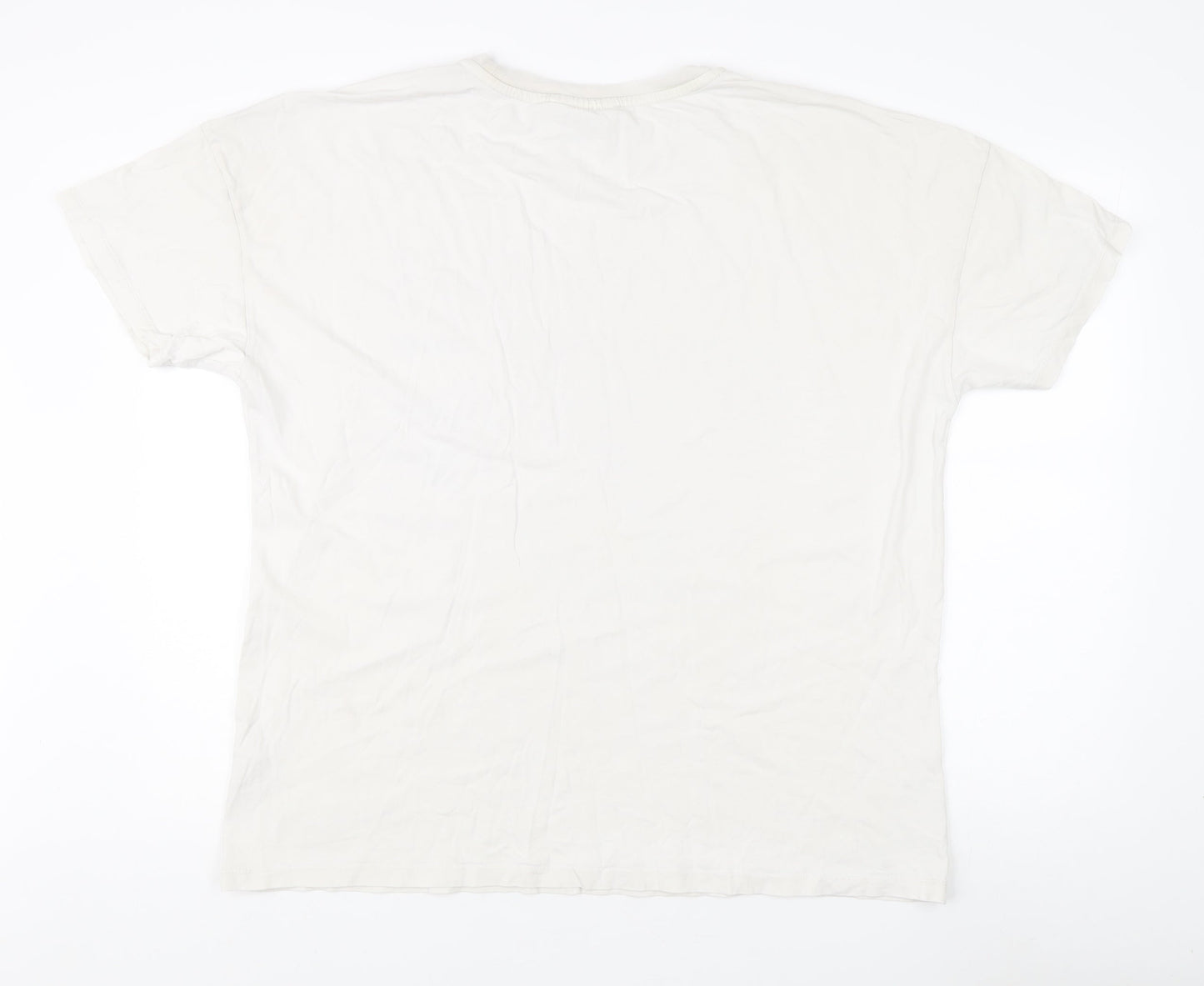 NBA Unisex Adults White XL T-Shirt for Casual Sportswear