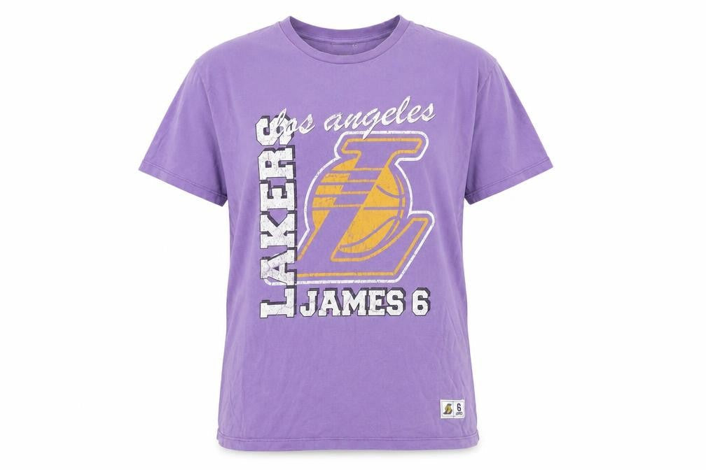 NBA Unisex Adults Purple XL Crew Neck T-Shirt Sports