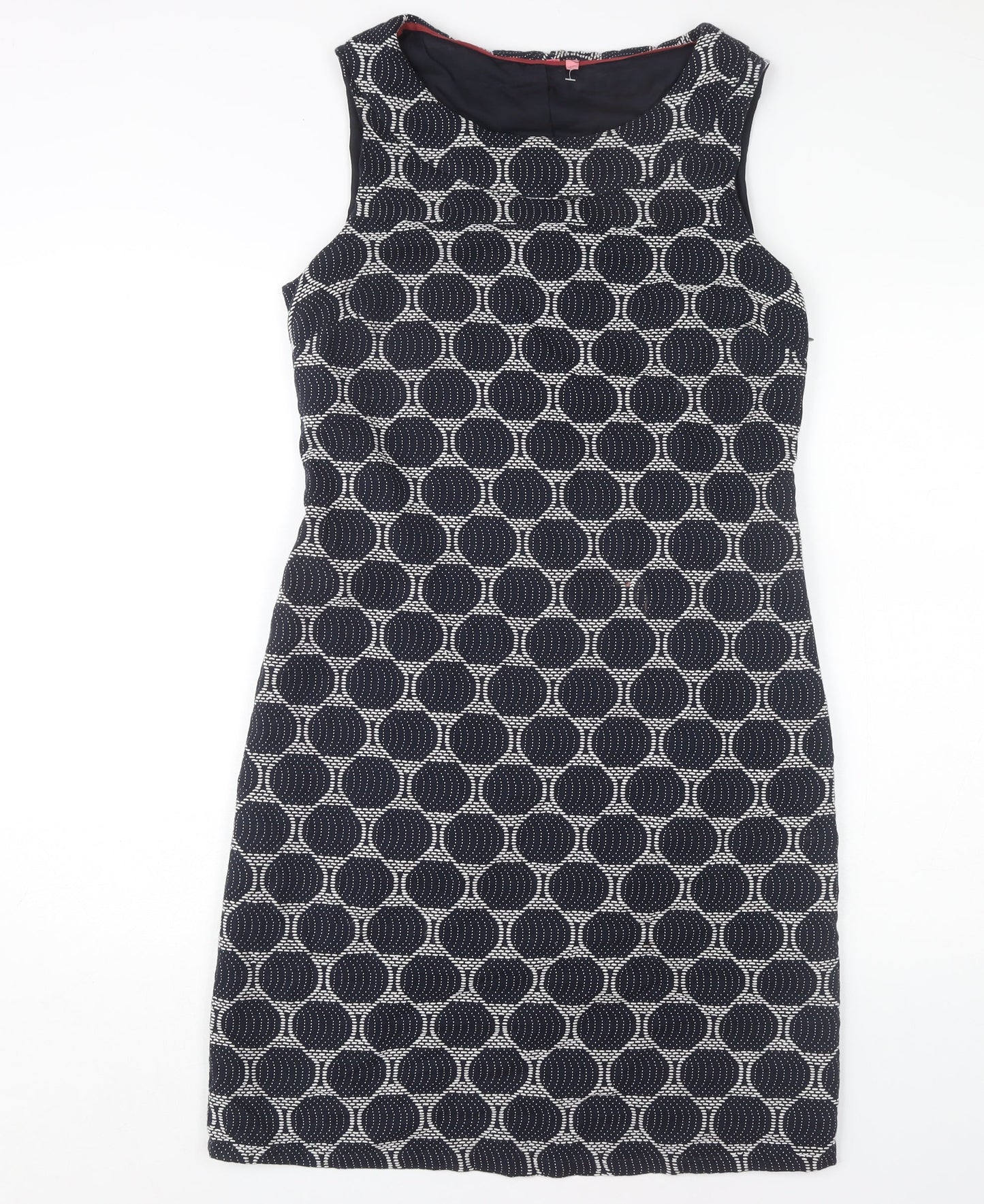 White Stuff Women's Geometric Sheath Dress Size 10