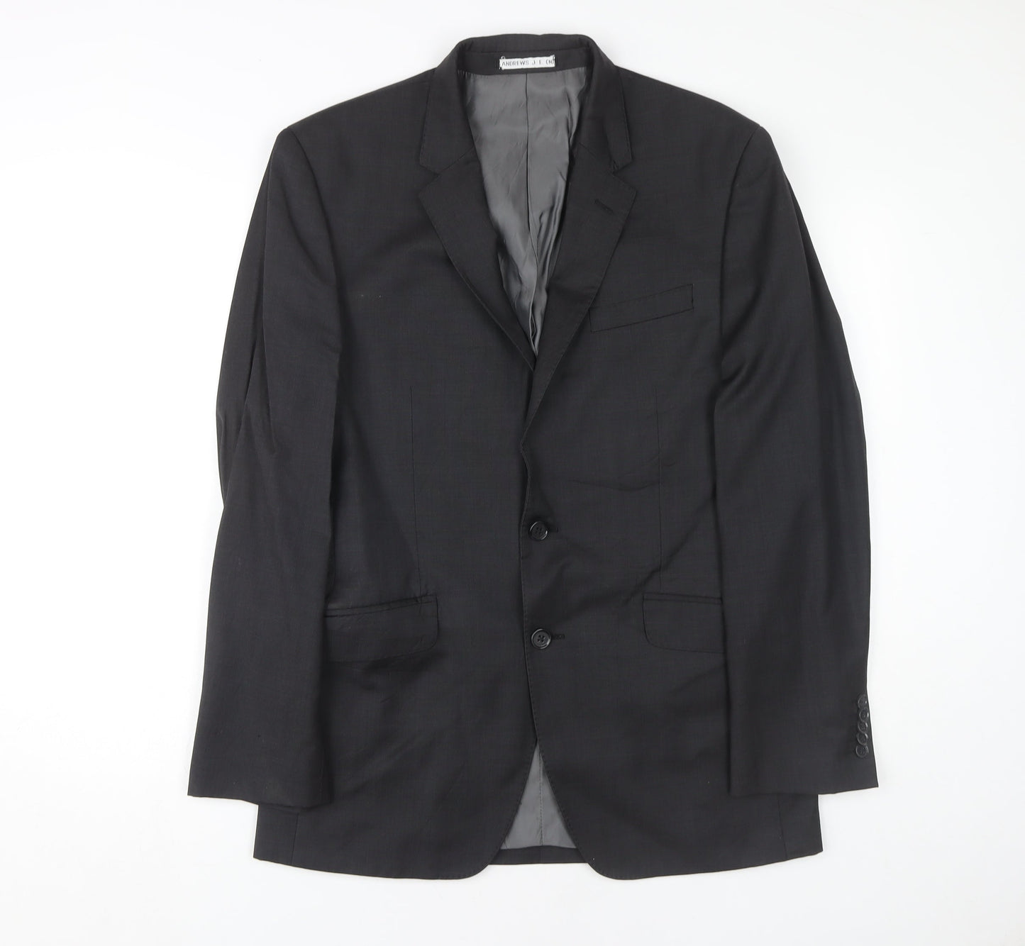 T.M. Lewin Men's Grey Blazer 38R Regular Fit