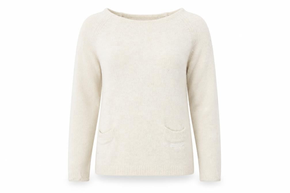 Superdry Women's Ivory Knit Jumper XS