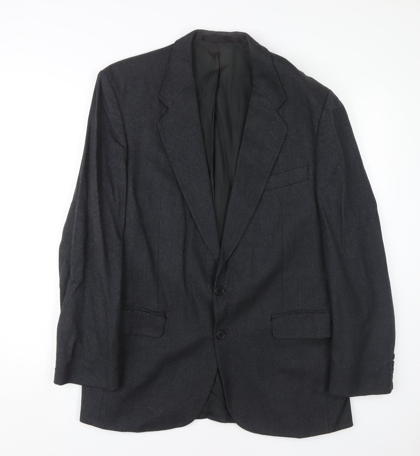Centaur Men's Grey Regular Wool Blazer, Size 42R