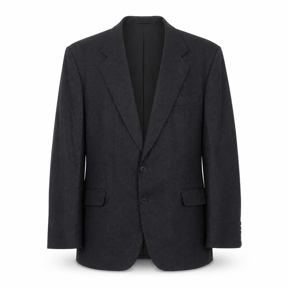 Centaur Men's Grey Regular Wool Blazer, Size 42R