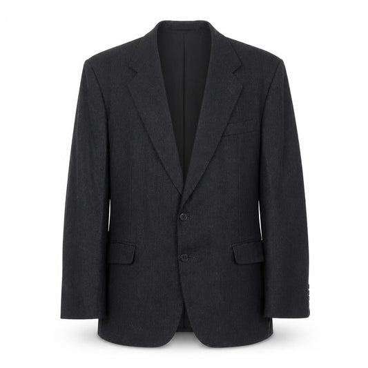 Centaur Men's Grey Regular Wool Blazer, Size 42R