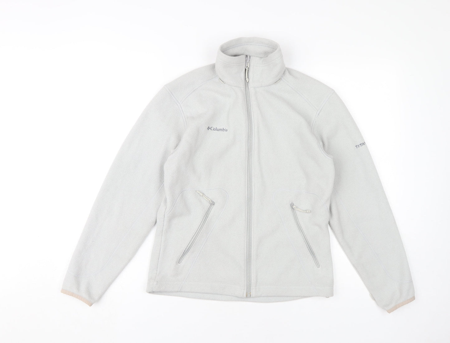 Columbia Women's Grey Fleece Jacket, S