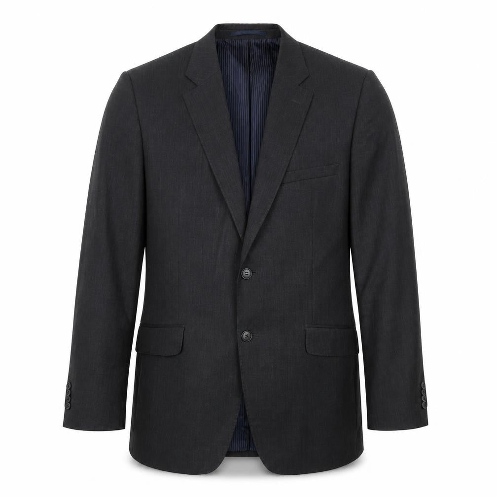 Daniel Hechter Men's Black Blazer Jacket Single-Breasted 40R