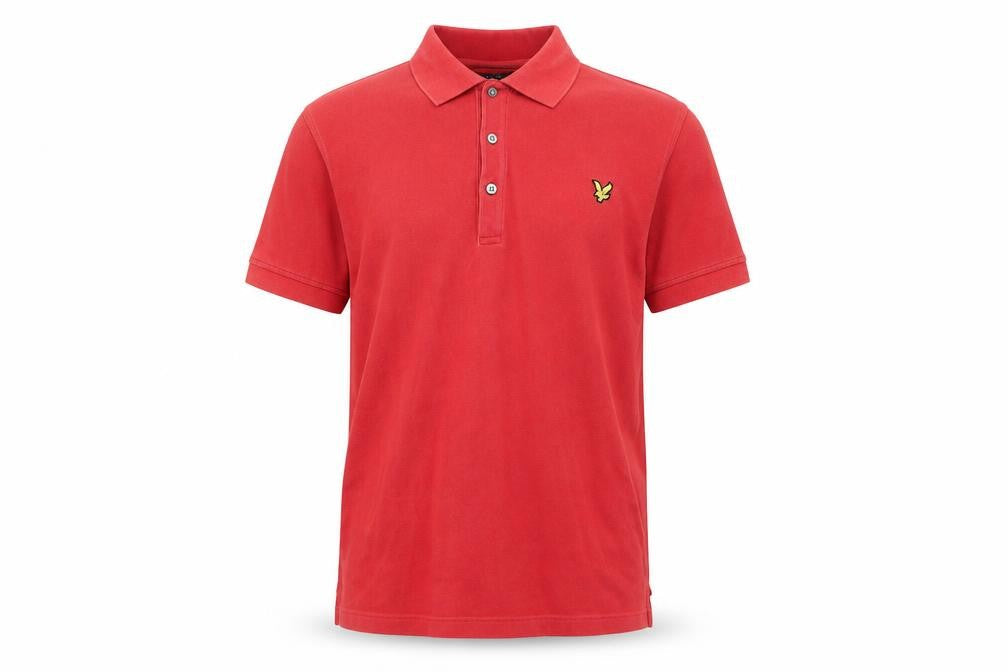 Lyle & Scott Men's Red Polo Shirt Size L
