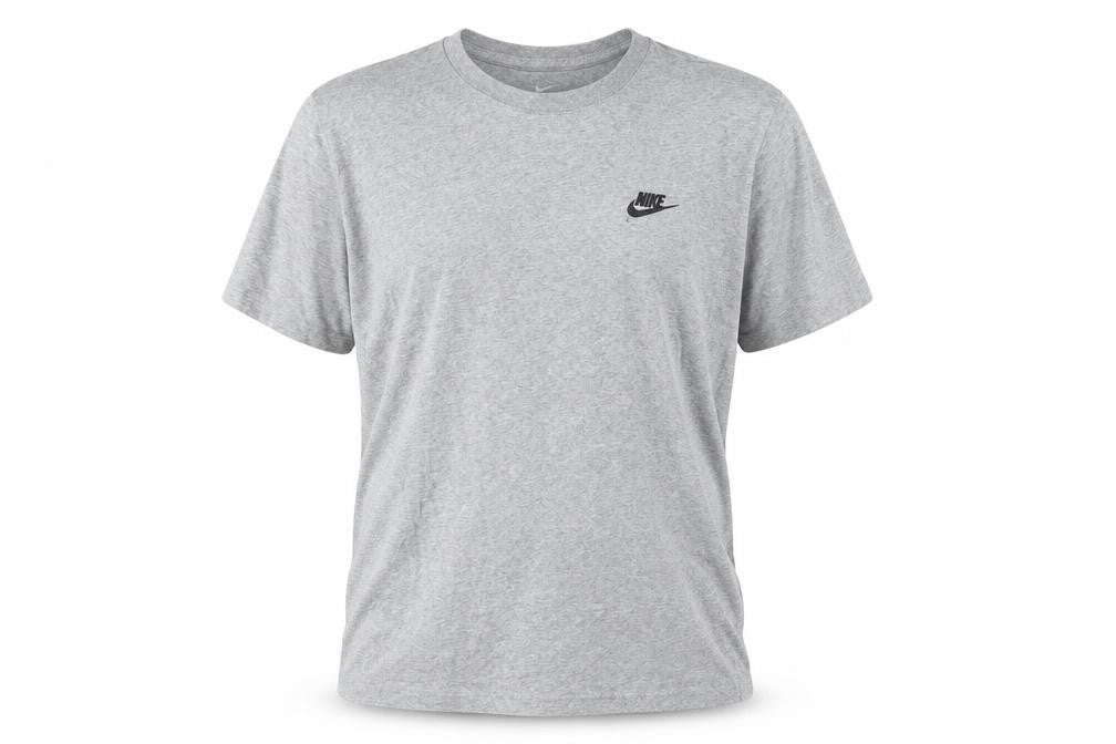 Nike Men's Grey Crew Neck T-Shirt Large