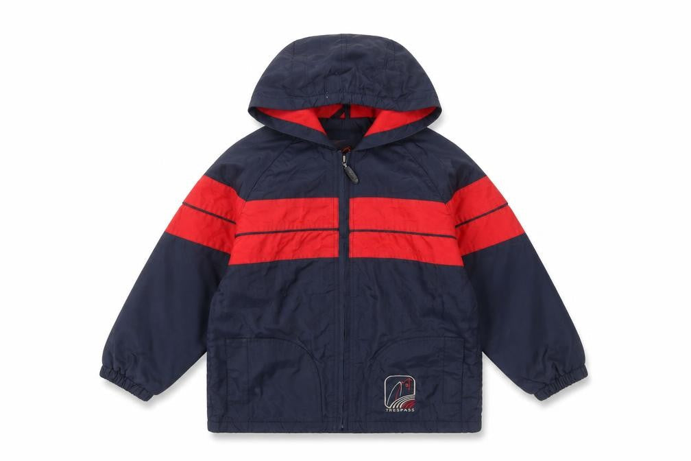 Trespass Boys Blue Windbreaker Jacket 5-6 Years