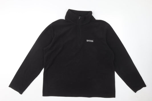 Regatta Men's 2XL Black Fleece Pullover Sweatshirt