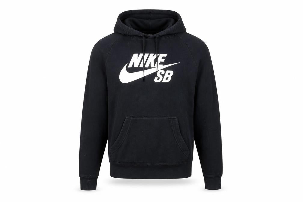 Nike Men's Black Hoodie S Pullover Logo