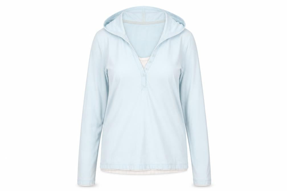 Peter Storm Women's Blue Hoodie Top, Size 10