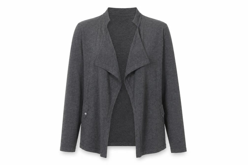 Alexon Women's Grey Open Front Cardigan - Size S