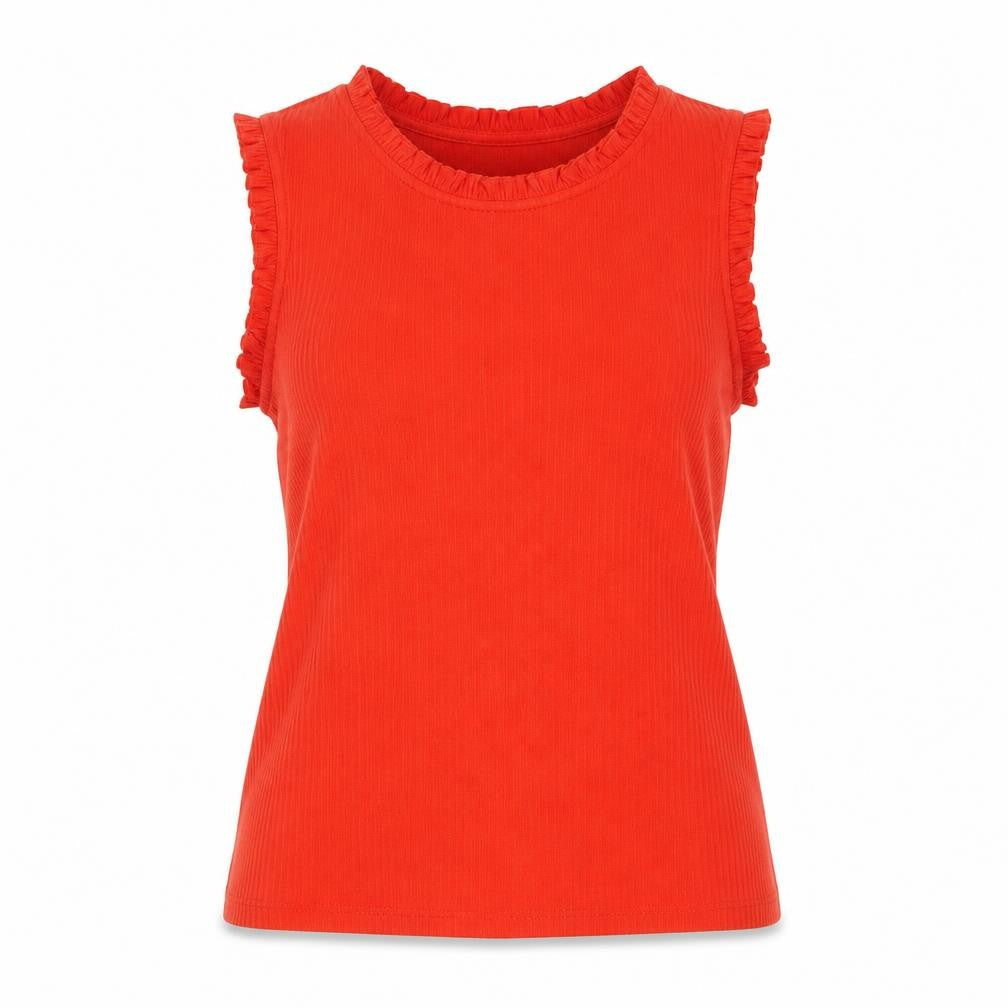 Jacqueline de Yong Women's Red Sleeveless Tank Top