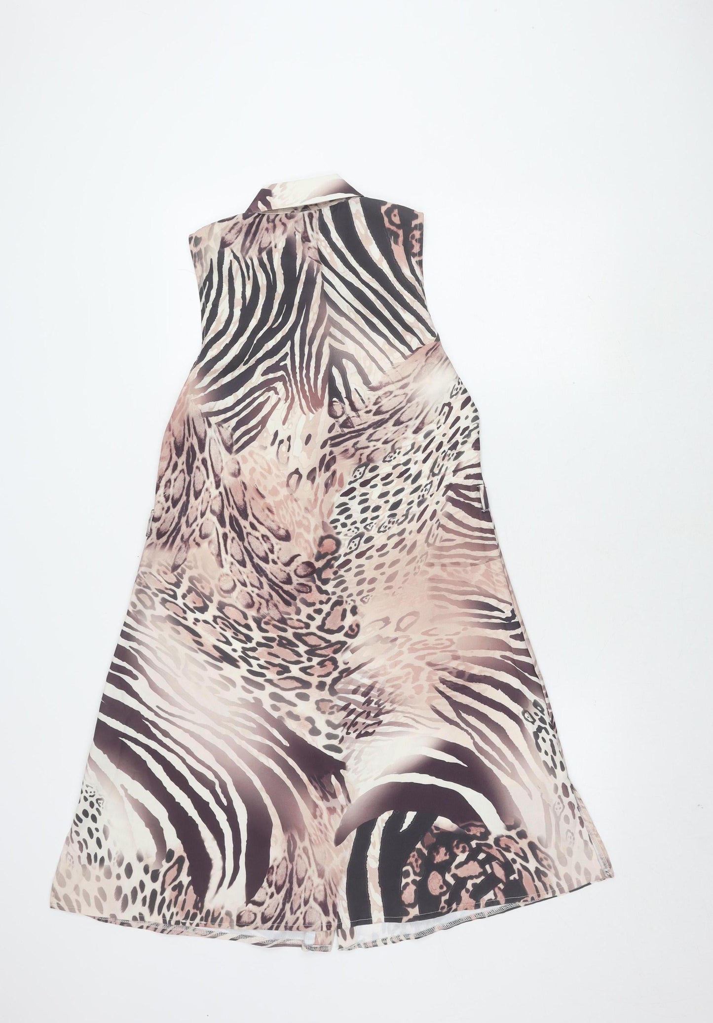 Lipsy Women's Multicoloured Animal Print Shirt Dress