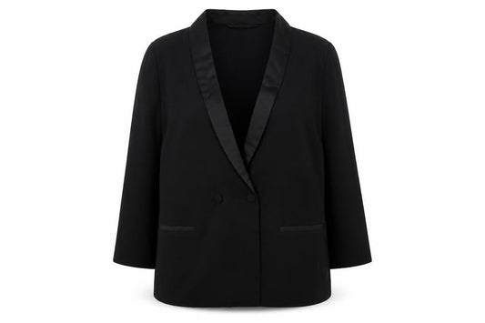 Dorothy Perkins Black Women's Blazer, Shawl Lapel, UK 14, Elegant