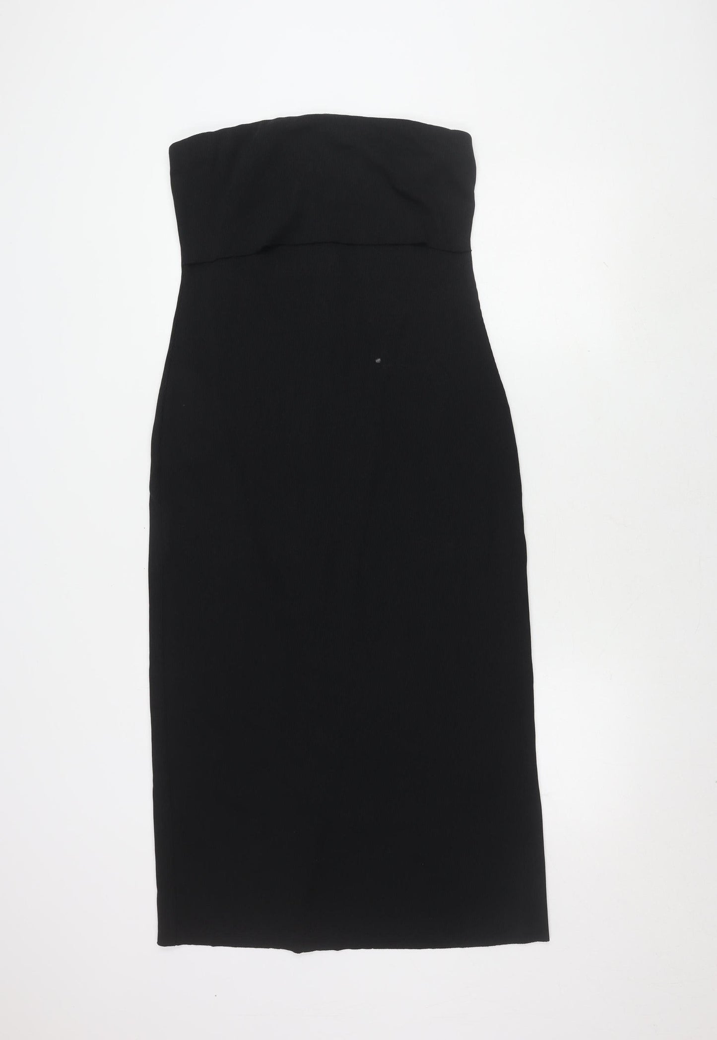 Marks and Spencer Women's Black Midi Dress Size 12