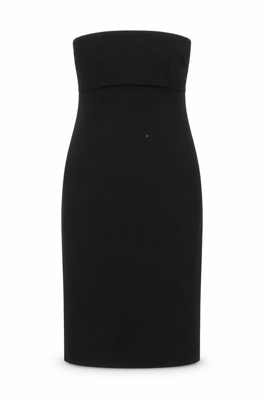 Marks & Spencer Women's Black Midi Dress Size 12