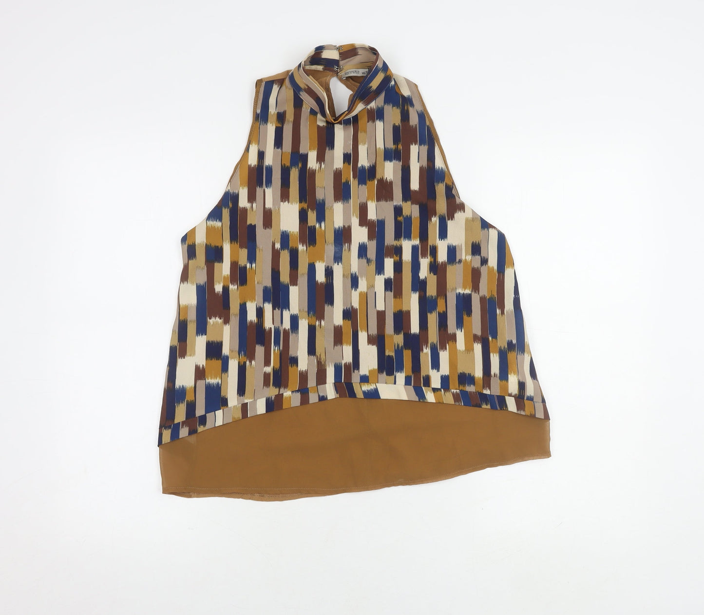 Zara Women’s Multicoloured Geometric Blouse Size 10