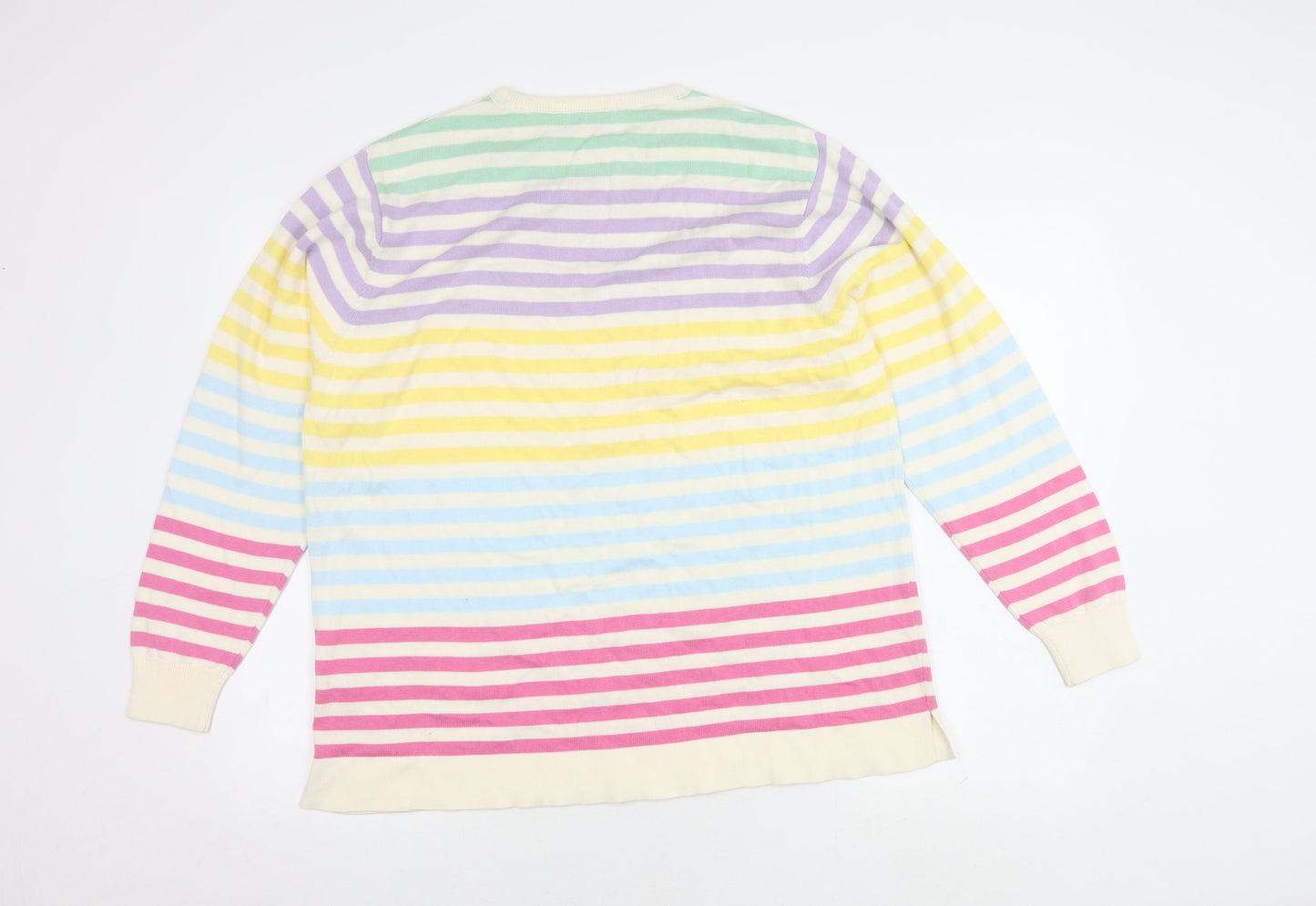 Country Collection Women's Multicoloured Striped Jumper, Size 18