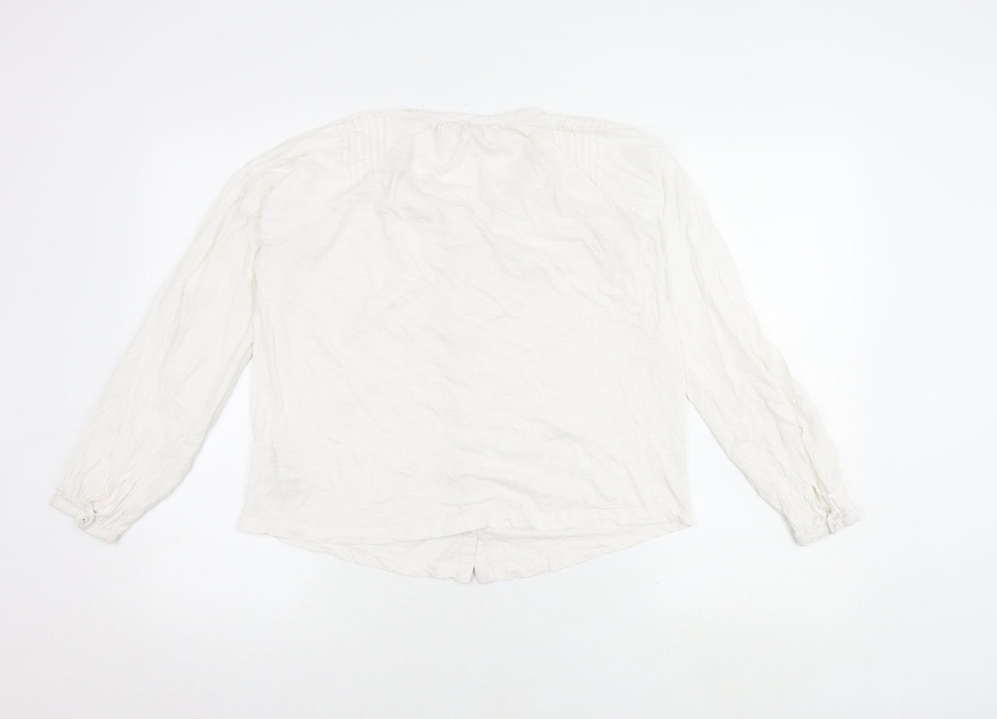 Marks and Spencer White Women's Blouse, Size 10