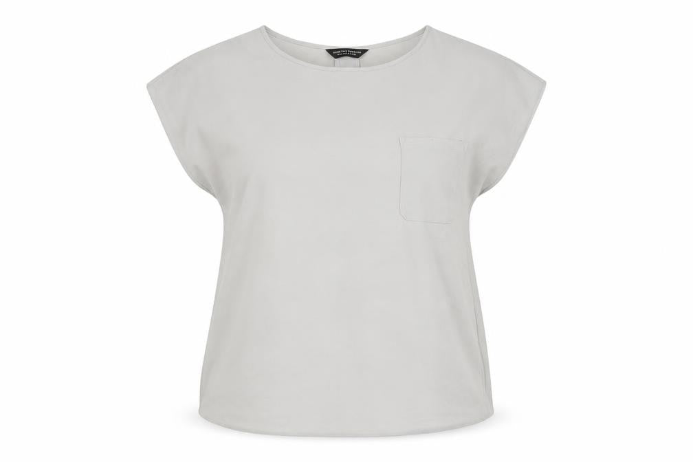 Dorothy Perkins Women's Grey Sleeveless Basic Top Size 18