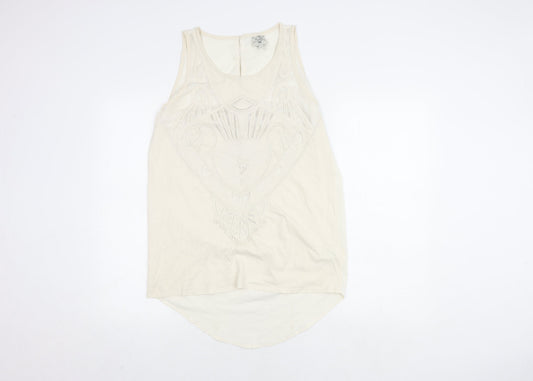 Next Women's Ivory Tank Top - Size 8, Casual Wear