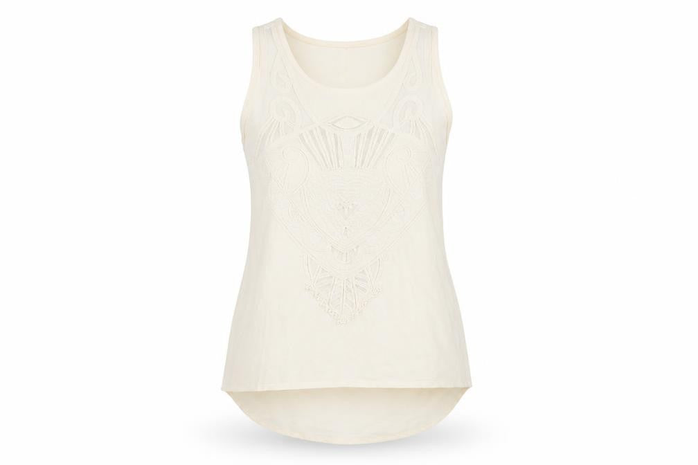 Next Women's Ivory Tank Top - Size 8, Casual Wear