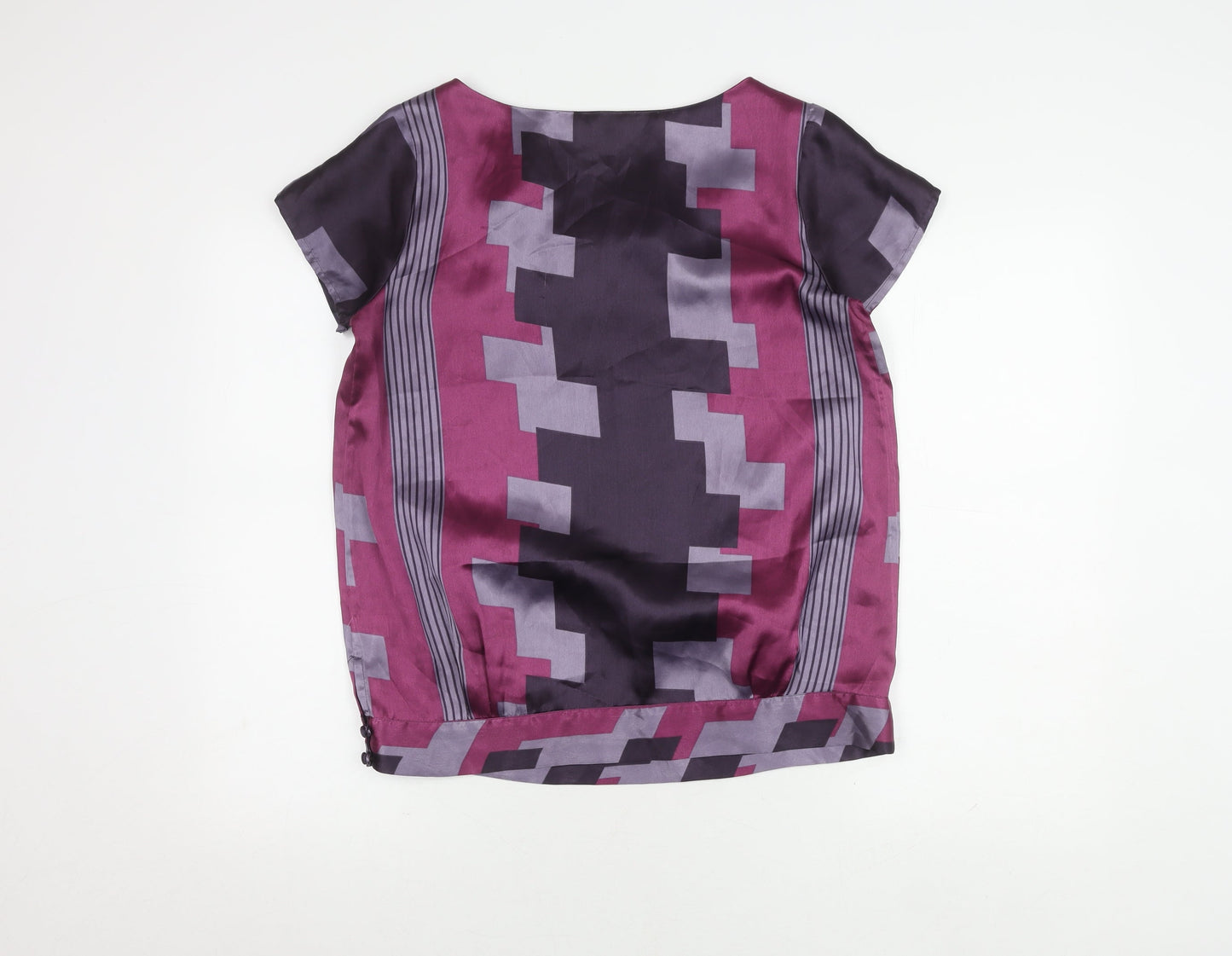 Next Women's Multicoloured Geometric Top Size 12