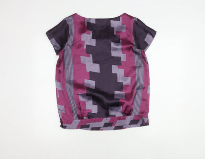Next Women's Multicoloured Geometric Top Size 12