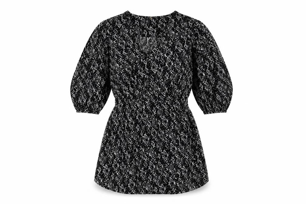 Mimi Chica Women's M Black Geometric Dress