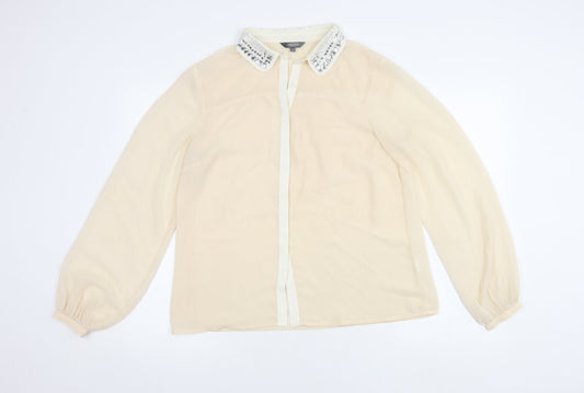 Limited Collection Women's Beige Blouse Size 14