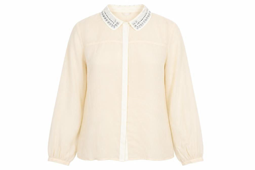 Limited Collection Women's Beige Blouse Size 14